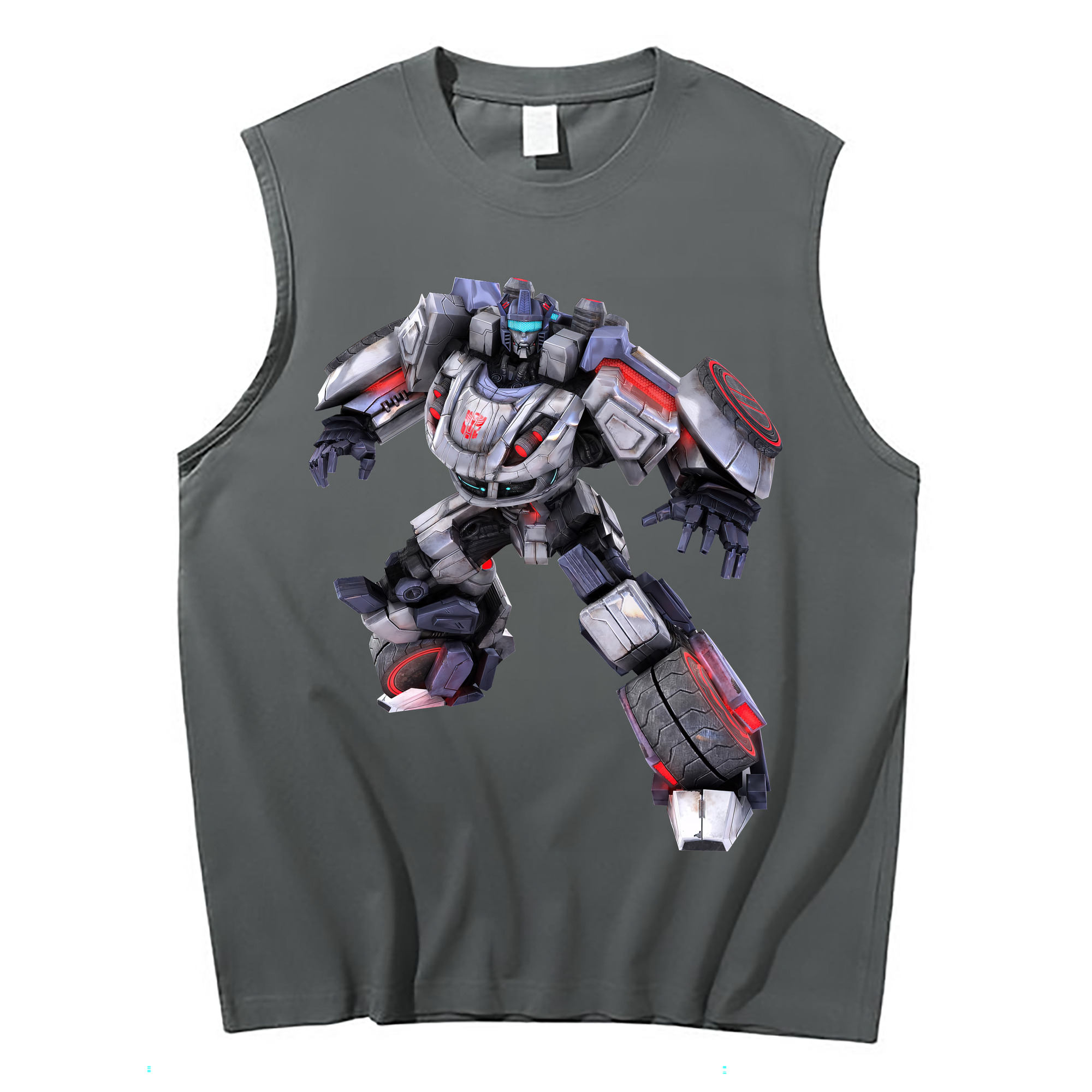 （画像用） Transformers トランスフォーマー コットン100％タンクトップ（フロントプリント）